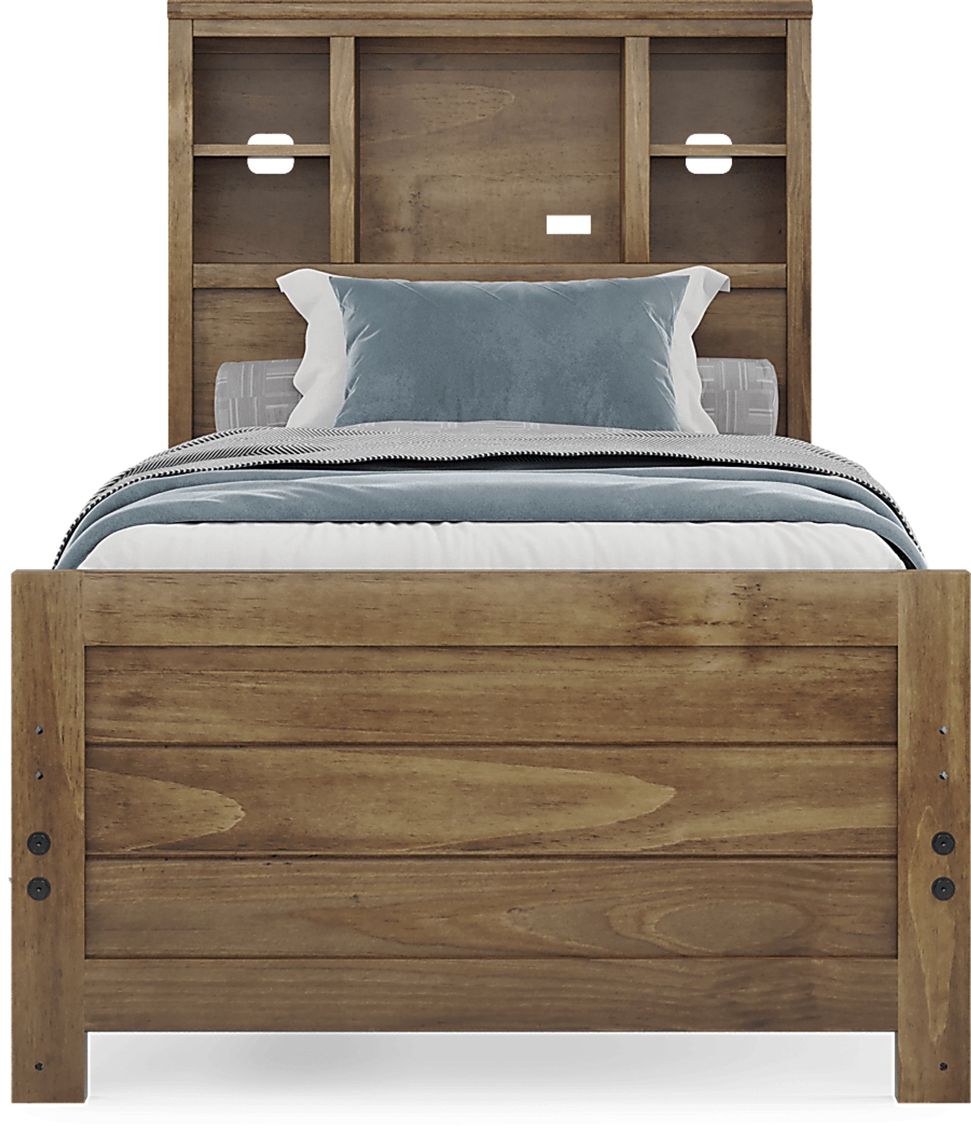 Kids Creekside 3.0 Chestnut Color Twin XL Bookcase Bed - Image 2