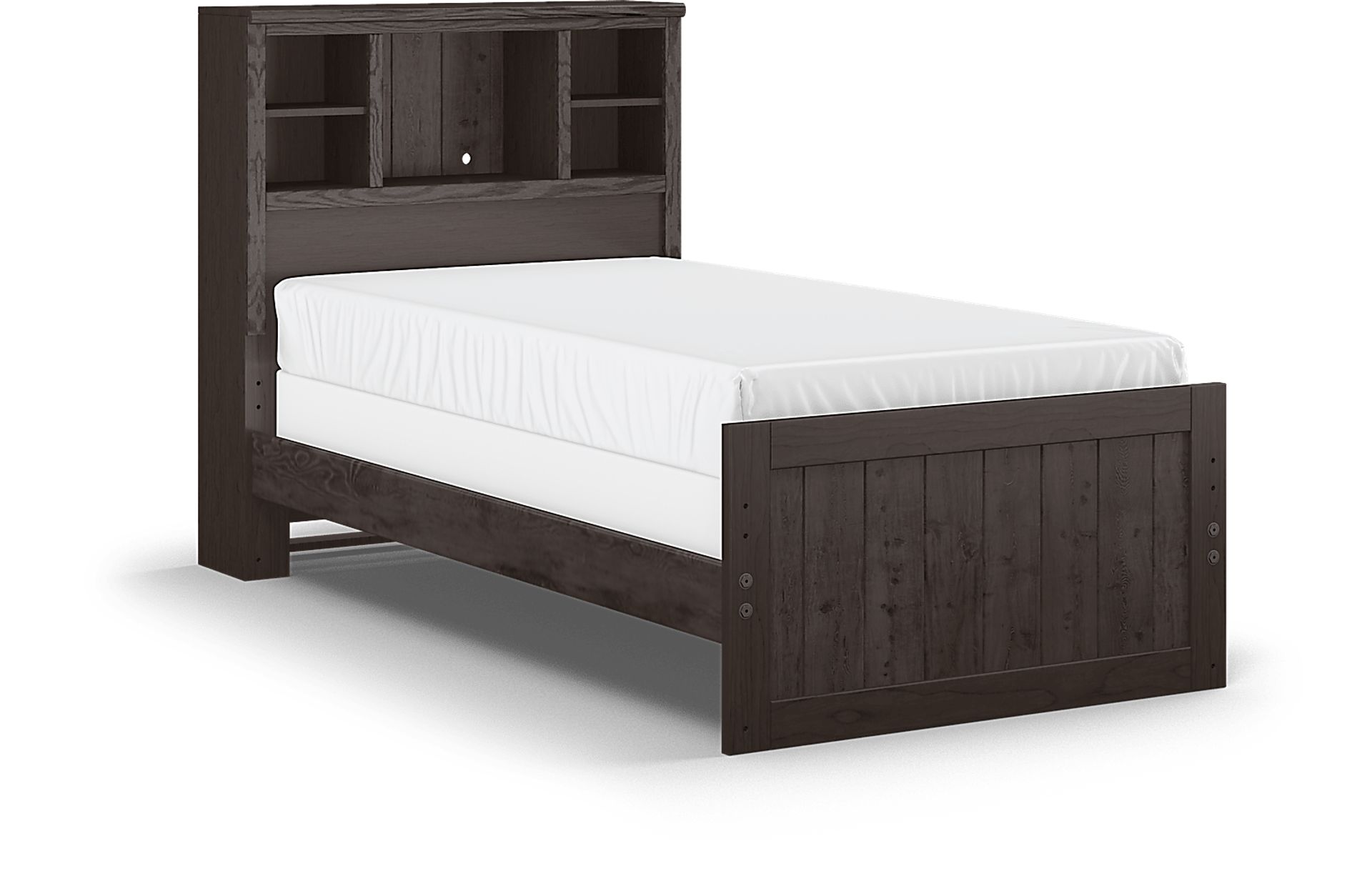 Kids Creekside Charcoal 3 Pc Twin Bookcase Bed - Image 1