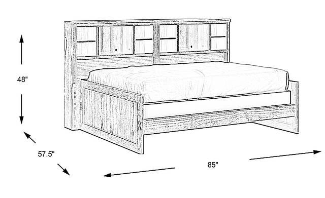 Dimension Image. Please refer to the Dimension Tab on this page for dimension details.