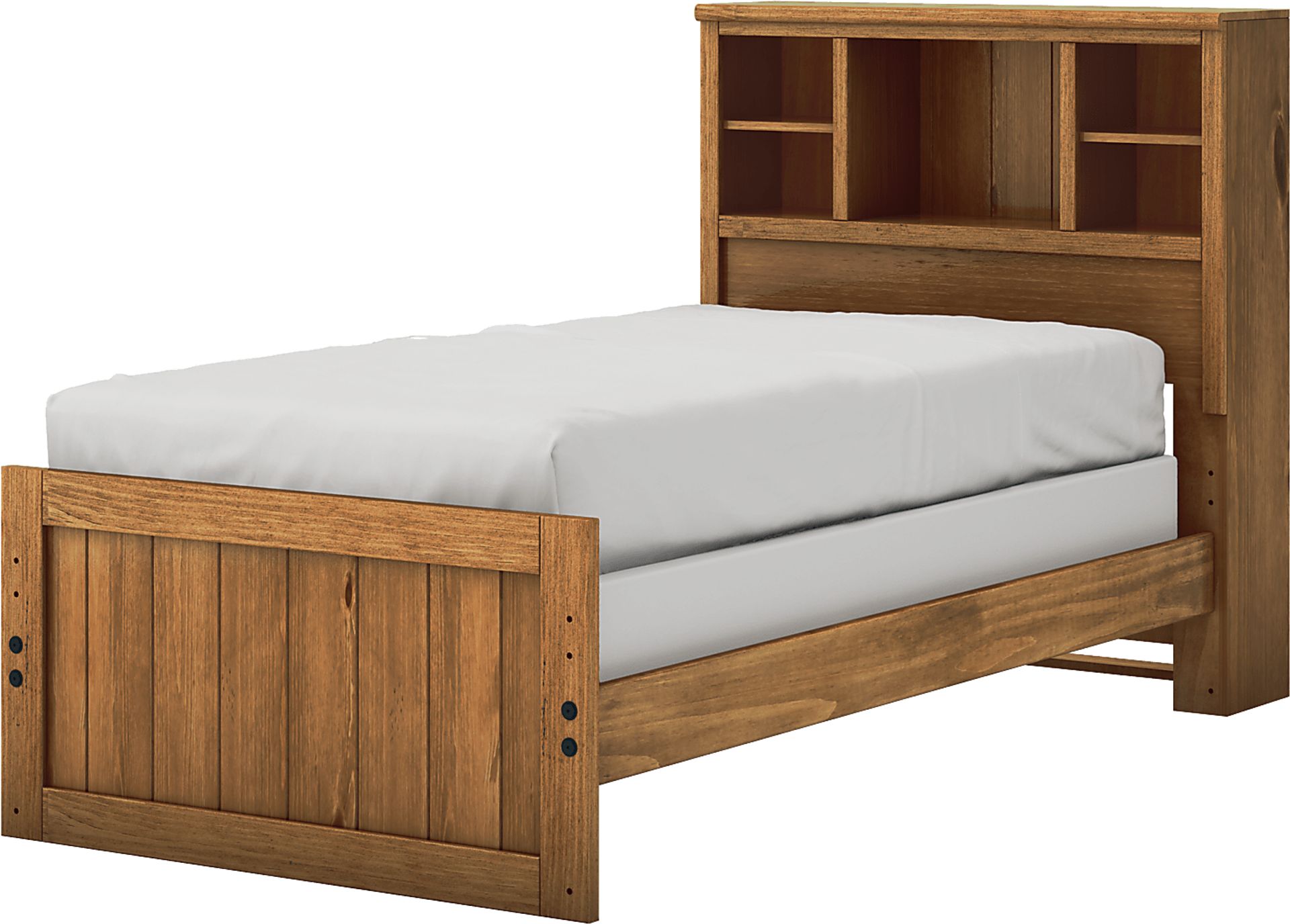 Kids Creekside Chestnut 3 Pc Twin Bookcase Bed - Image 2