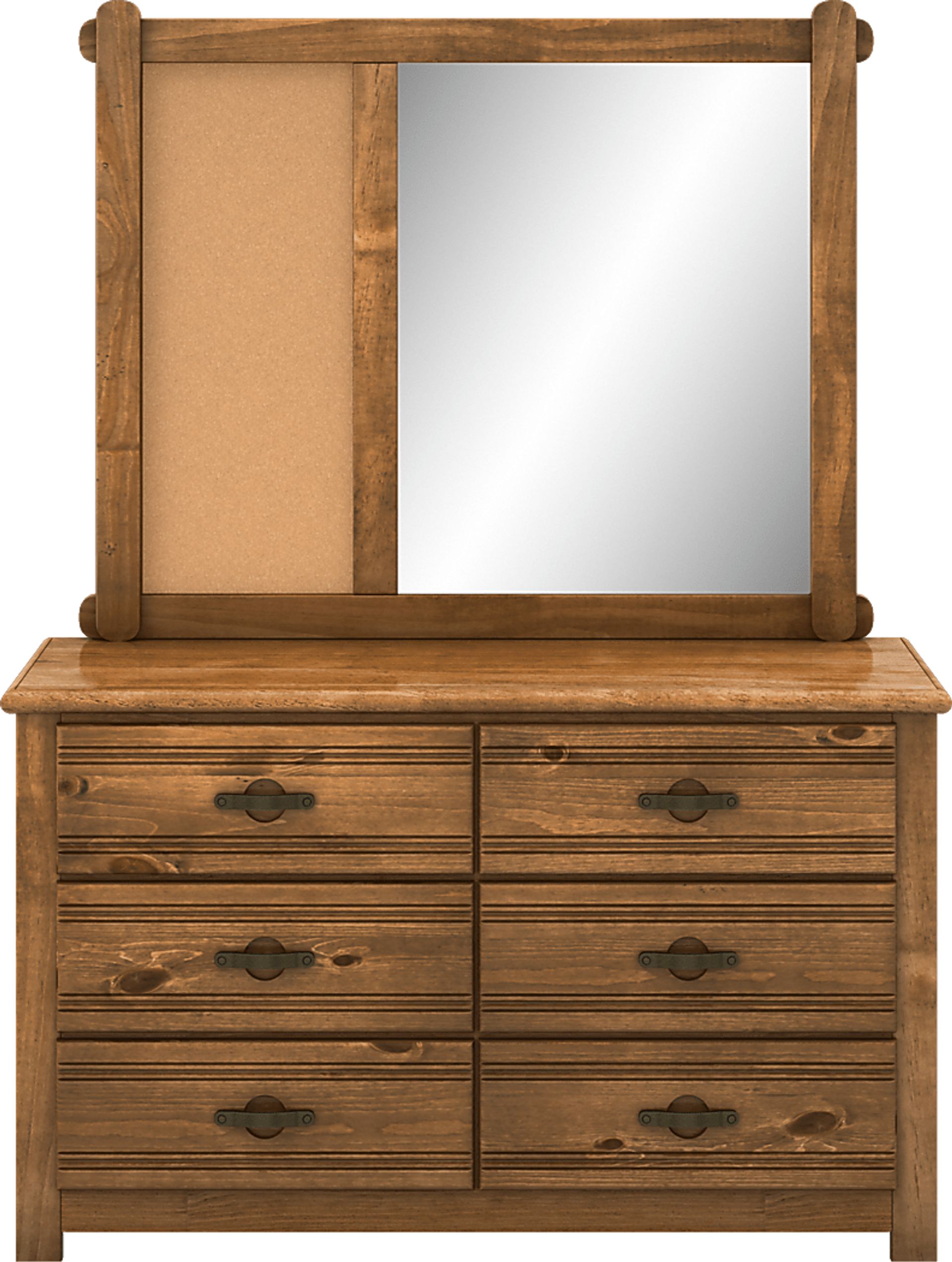 Kids Creekside Chestnut Dresser & Mirror Set - Image 2