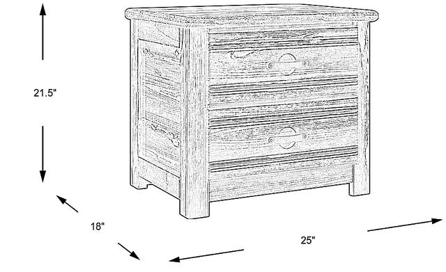 Dimension Image. Please refer to the Dimension Tab on this page for dimension details.