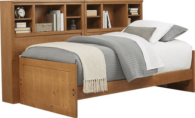 Kids Creekside Taffy 5 Pc Twin Bookcase Wall Bed - Thumbnail - Image 1