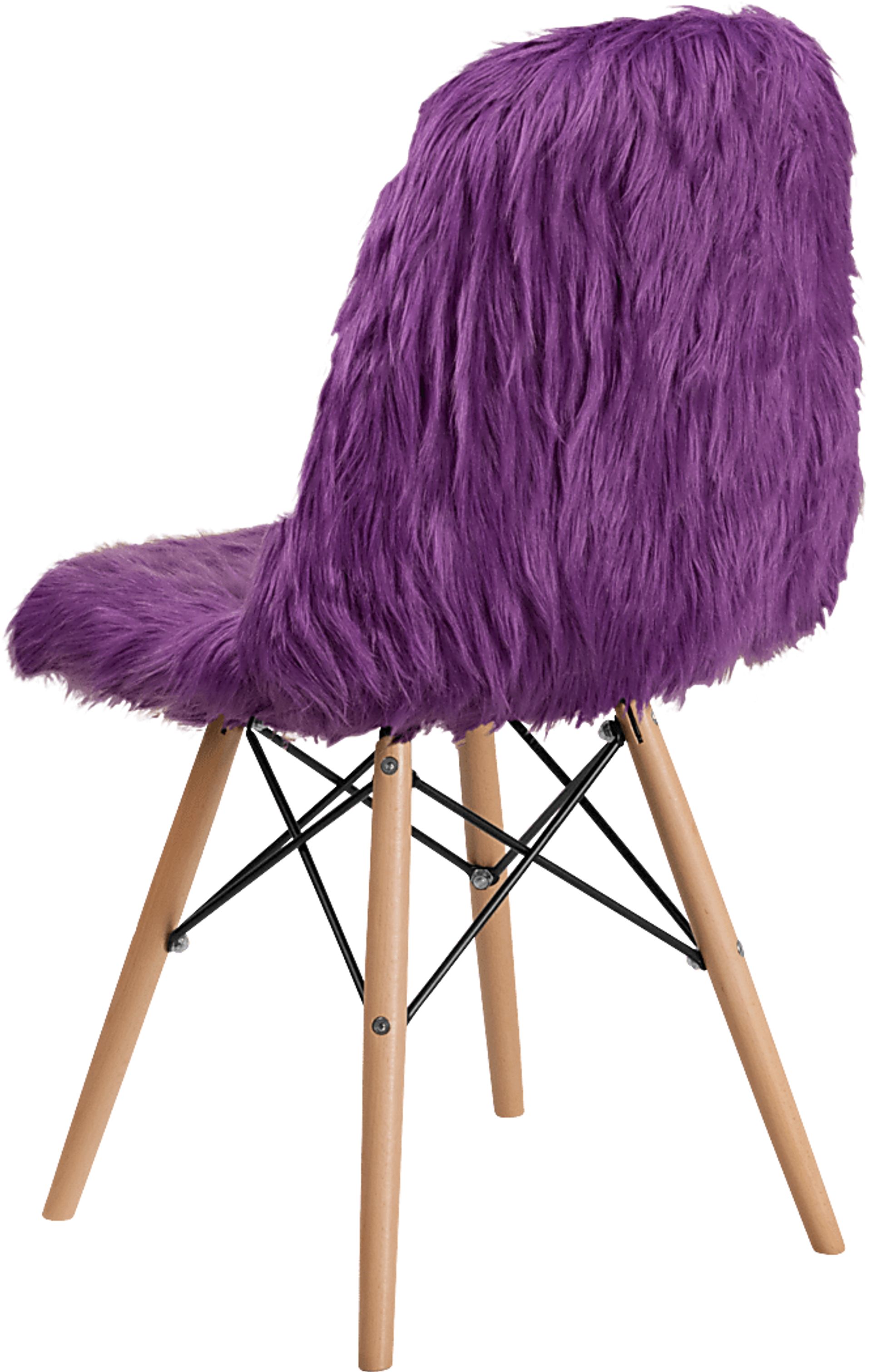 Kids Crestmount Purple Accent Chair - Image 3