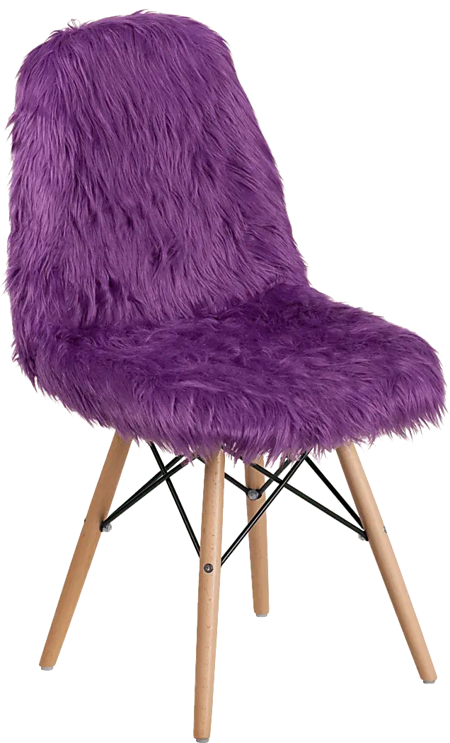 Crestmount Purple Red Acrylic Fabric Accent Chair Rooms to Go