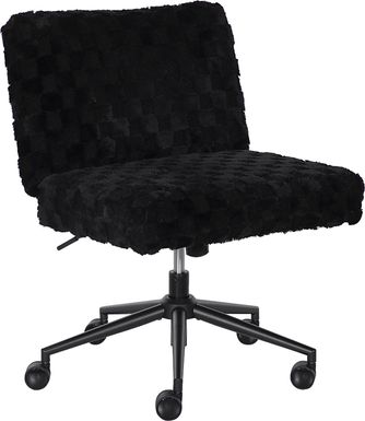 Kids Crisscross Black Desk Chair