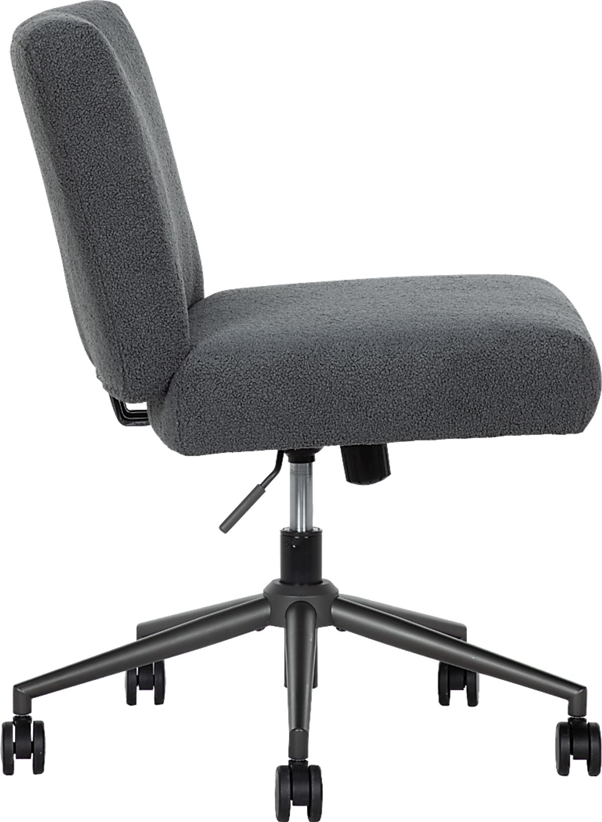 Crisscross Gray Polyester Fabric Desk Chair | Rooms to Go