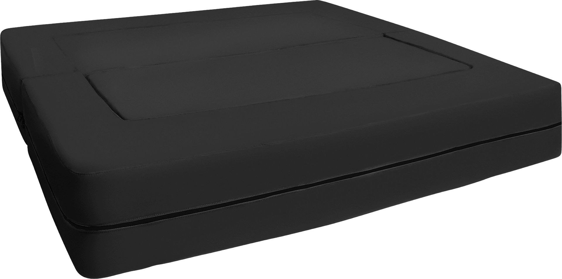 Kids Cubex Black Convertible Sofa and Ottoman - Image 5