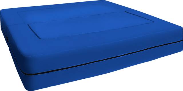 Kids Cubex Blue Convertible Sofa and Ottoman - Thumbnail - Image 5