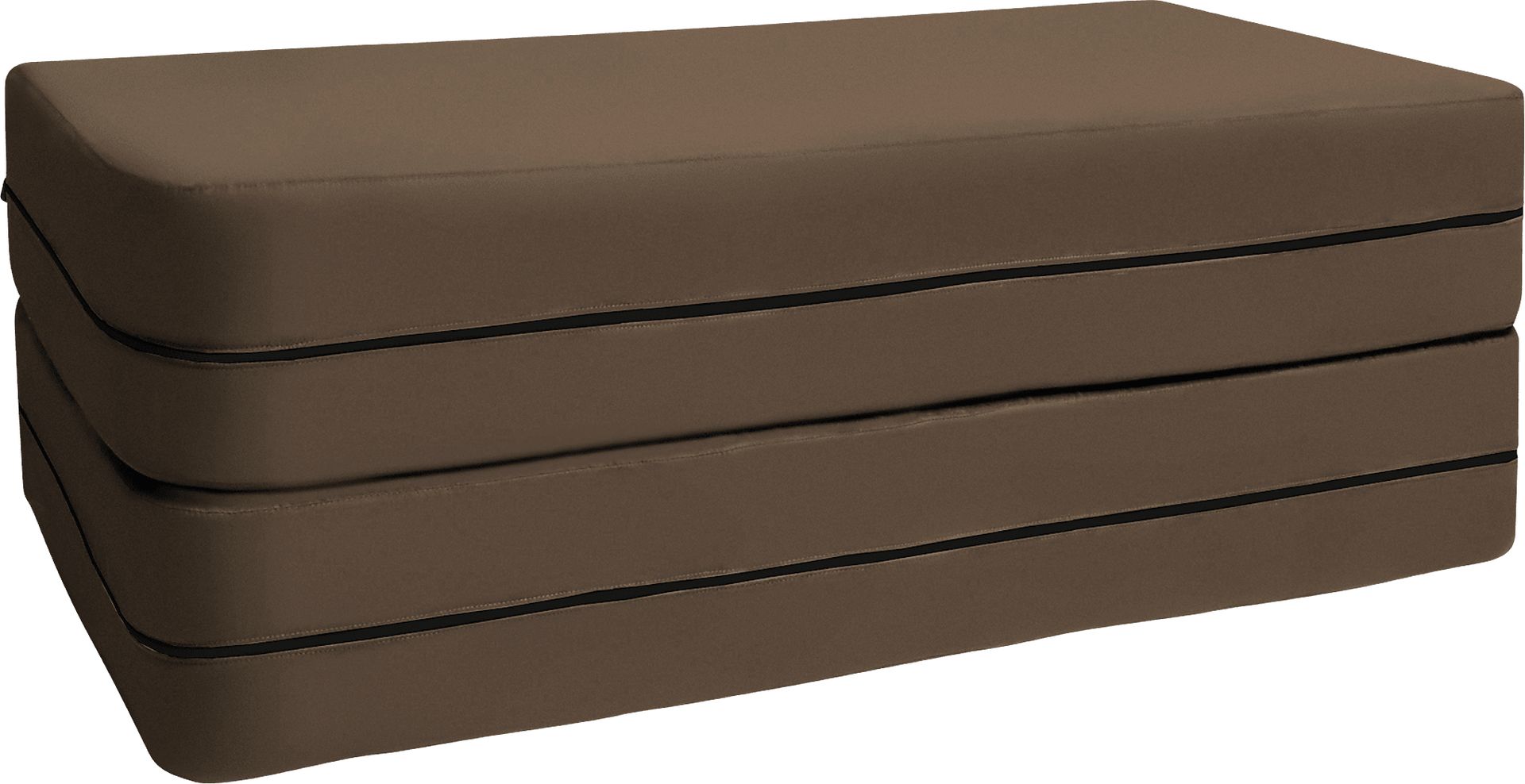 Kids Cubex Brown Convertible Sofa and Ottoman - Image 5