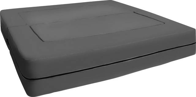 Kids Cubex Gray Convertible Sofa and Ottoman - Thumbnail - Image 5