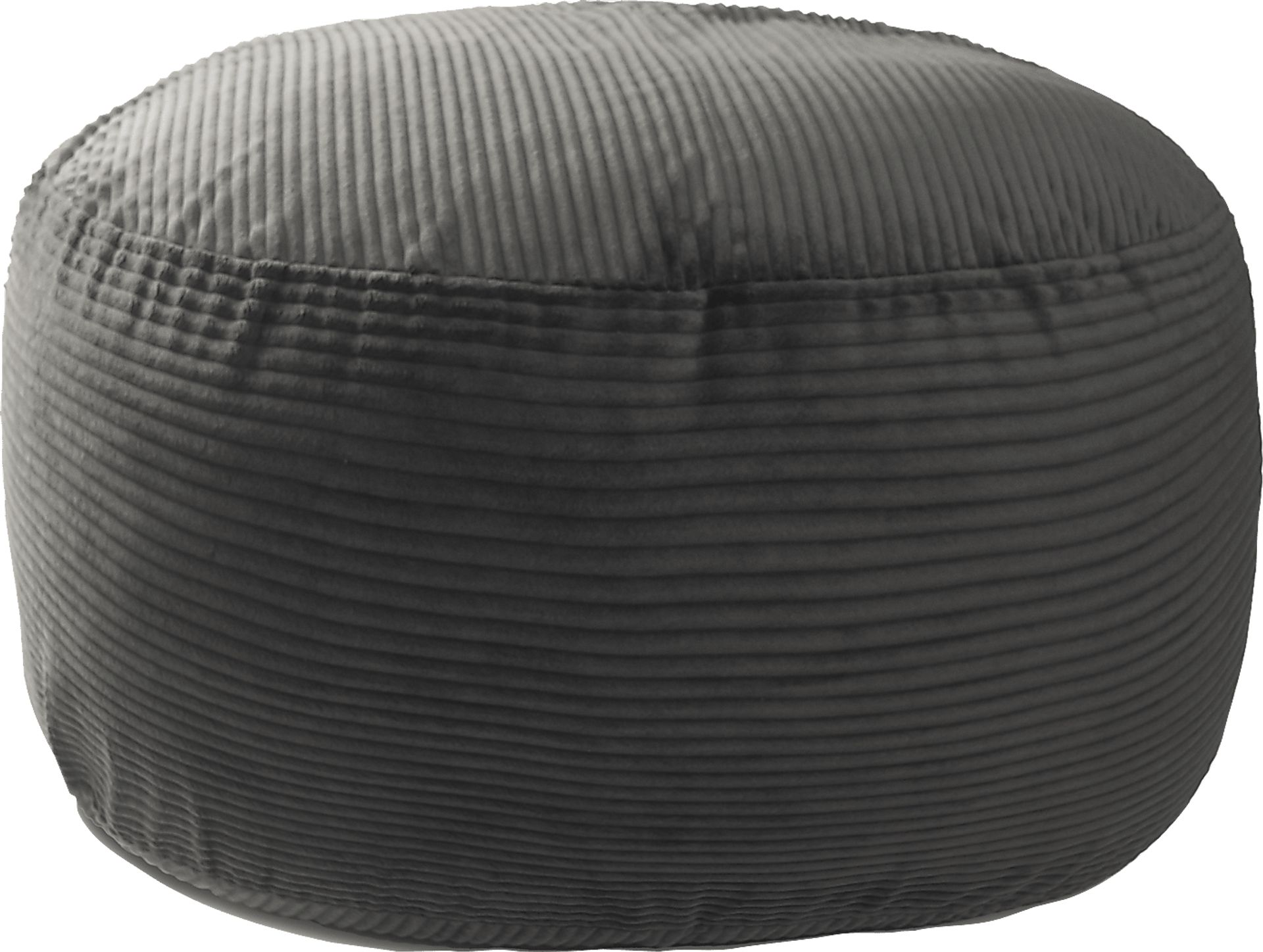 Kids Cushy Cloud L Charcoal Bean Bag Chair - Image 2