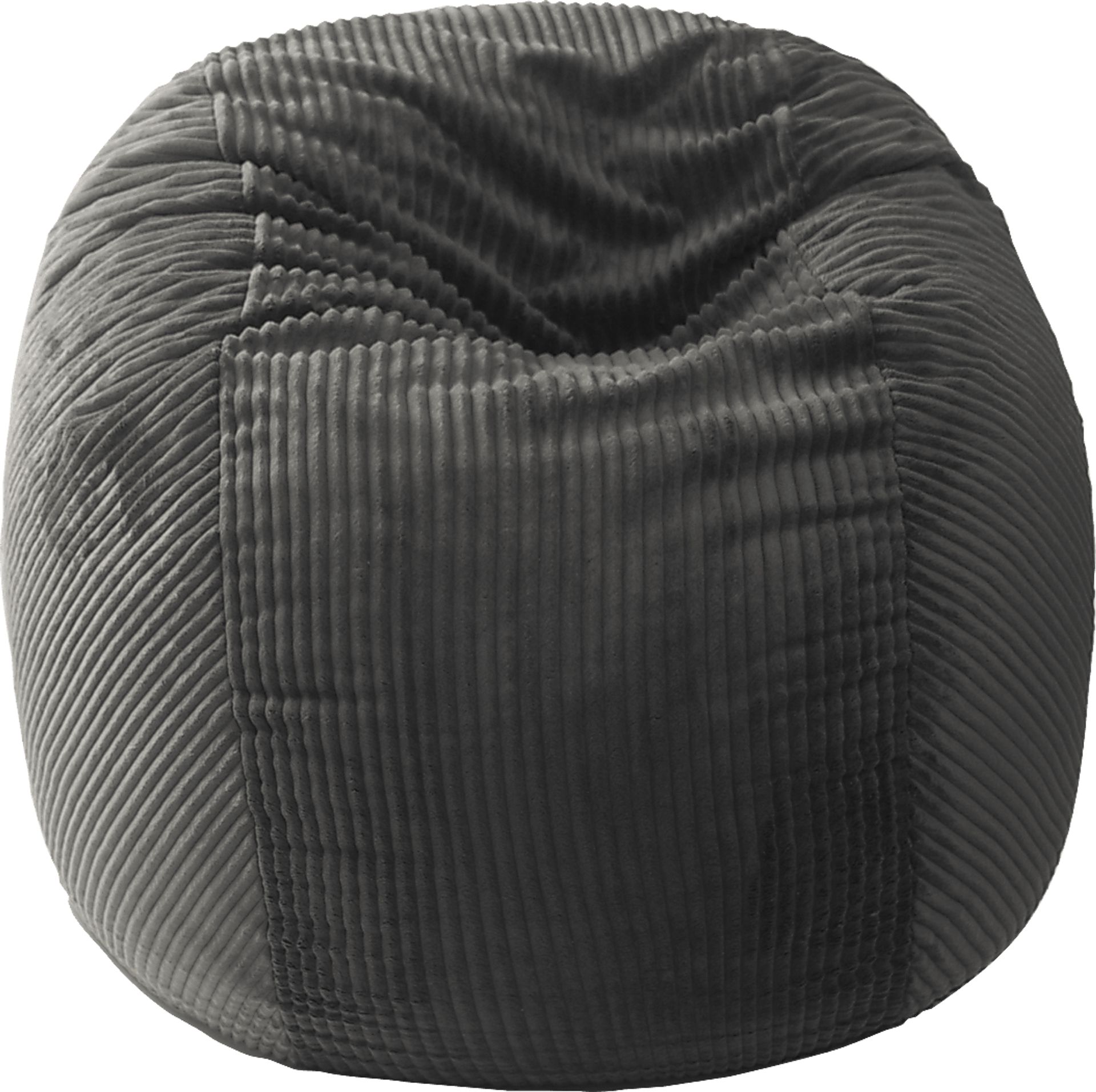 Kids Cushy Cloud L Charcoal Bean Bag Chair - Image 1