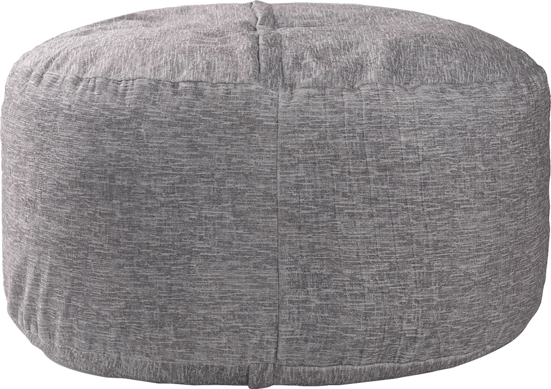 Kids Cushy Cloud L Dove Gray Bean Bag Chair - Image 2