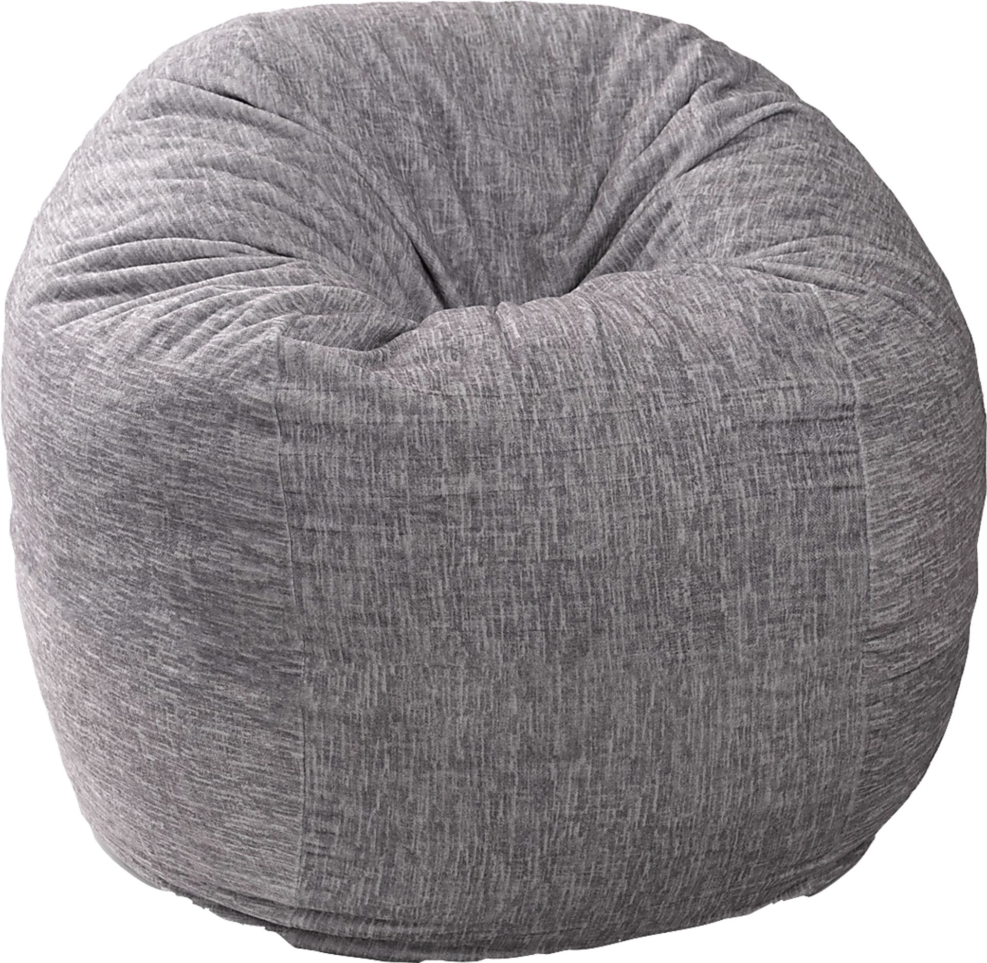 Kids Cushy Cloud L Dove Gray Bean Bag Chair - Image 1