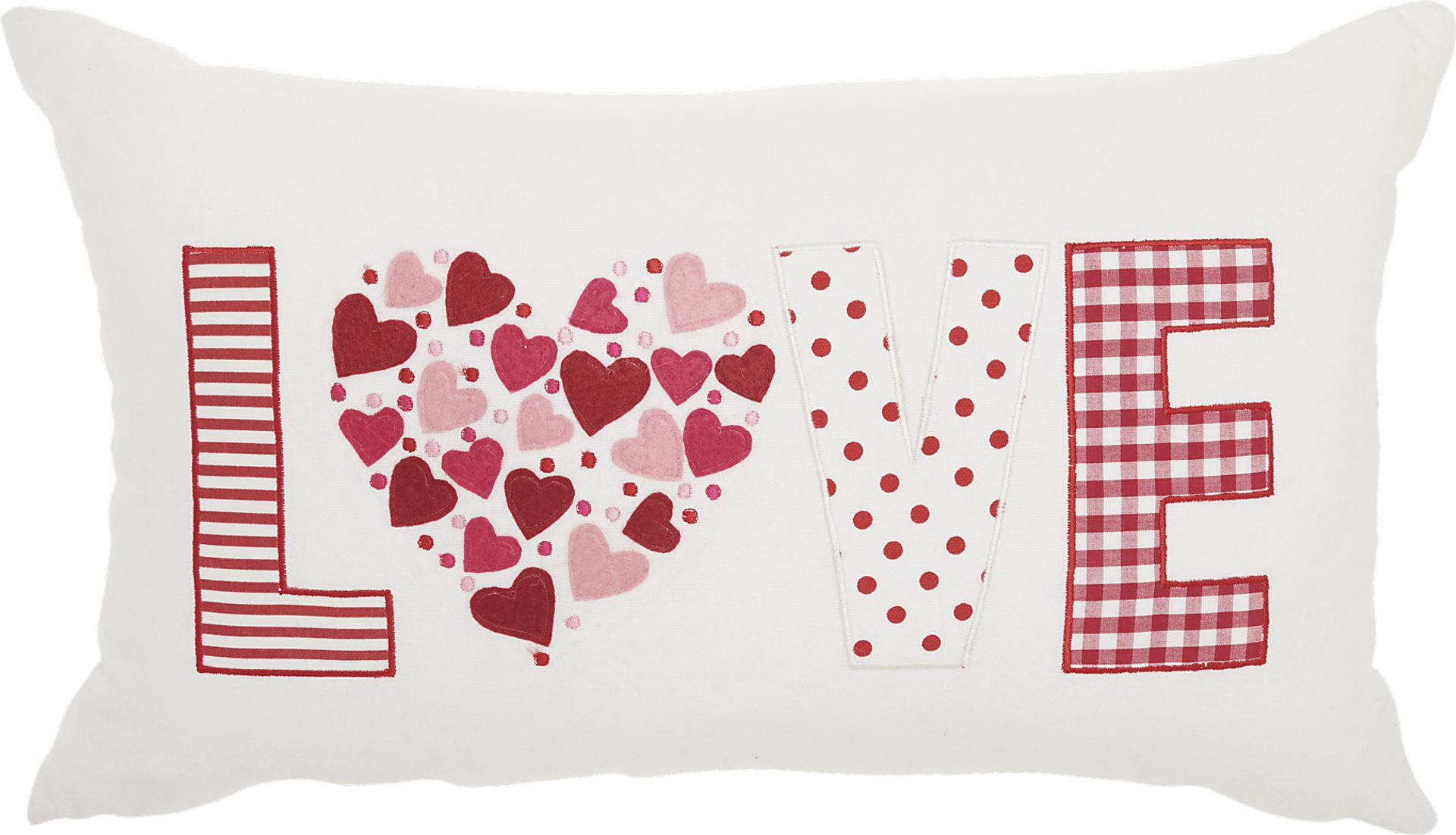 Kids Cushy Love White Accent Pillow - Image 1