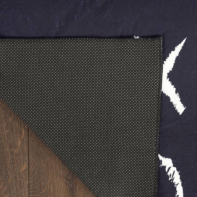 Kids Cute Hugs Black 4' x 6' Rug - Thumbnail - Image 4