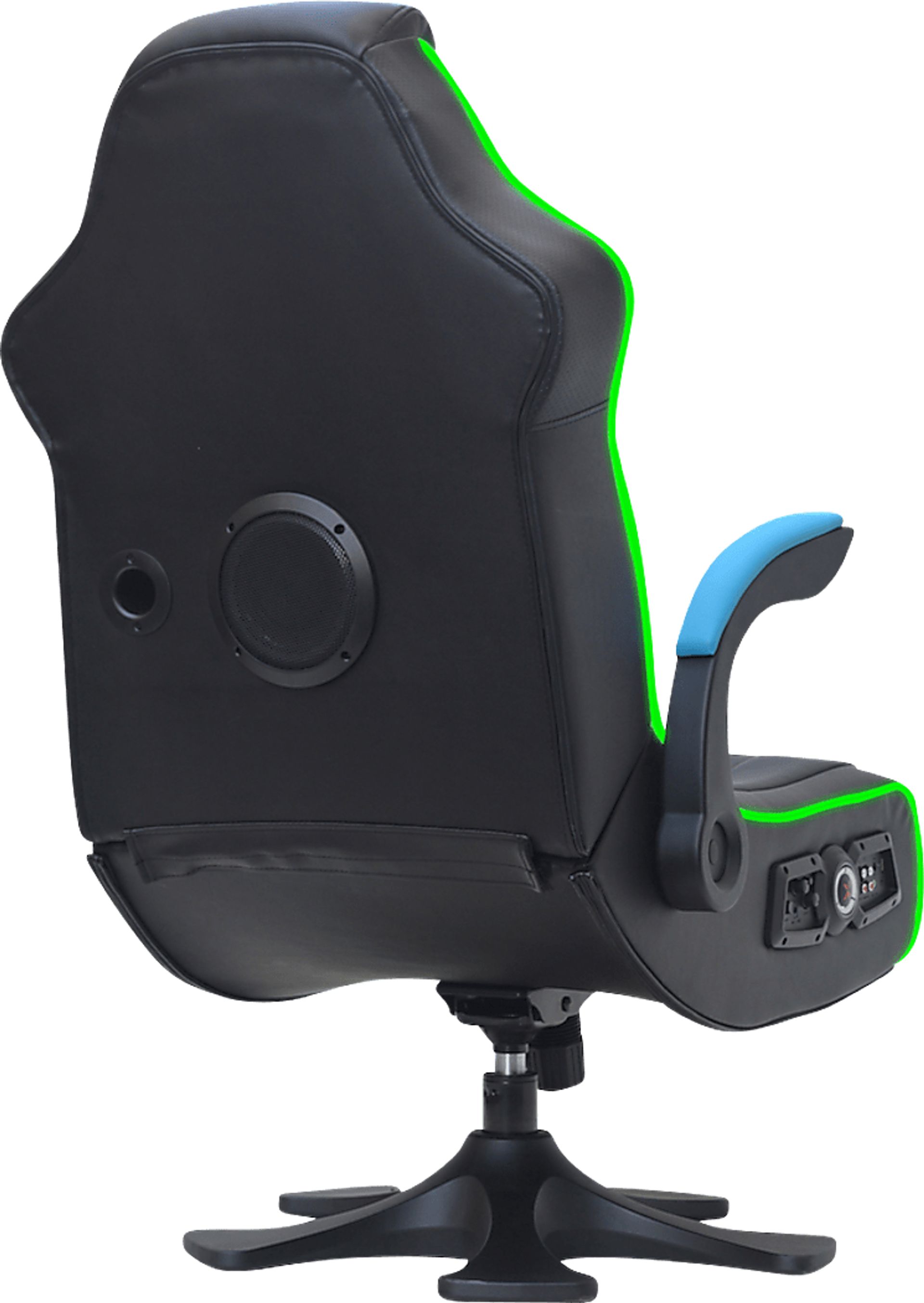 Kids Cyrene Black/Blue Gaming Chair - Image 3