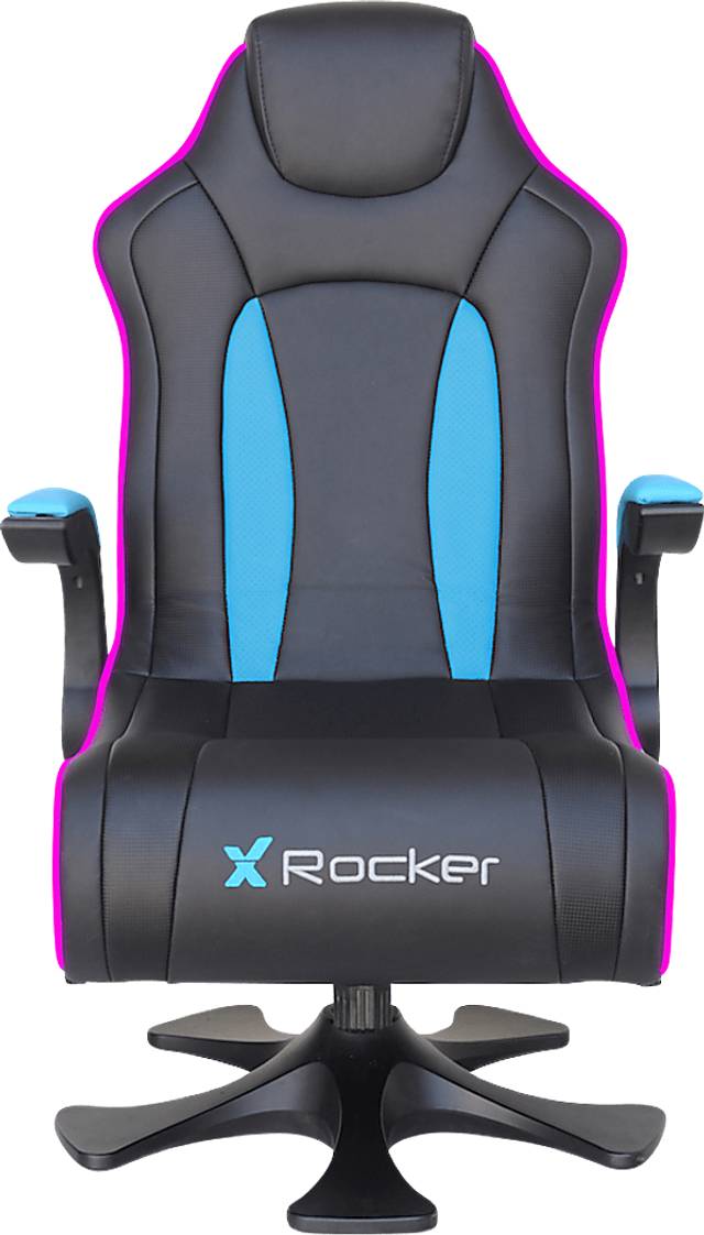 Kids Cyrene Black/Blue Gaming Chair - Thumbnail - Image 1