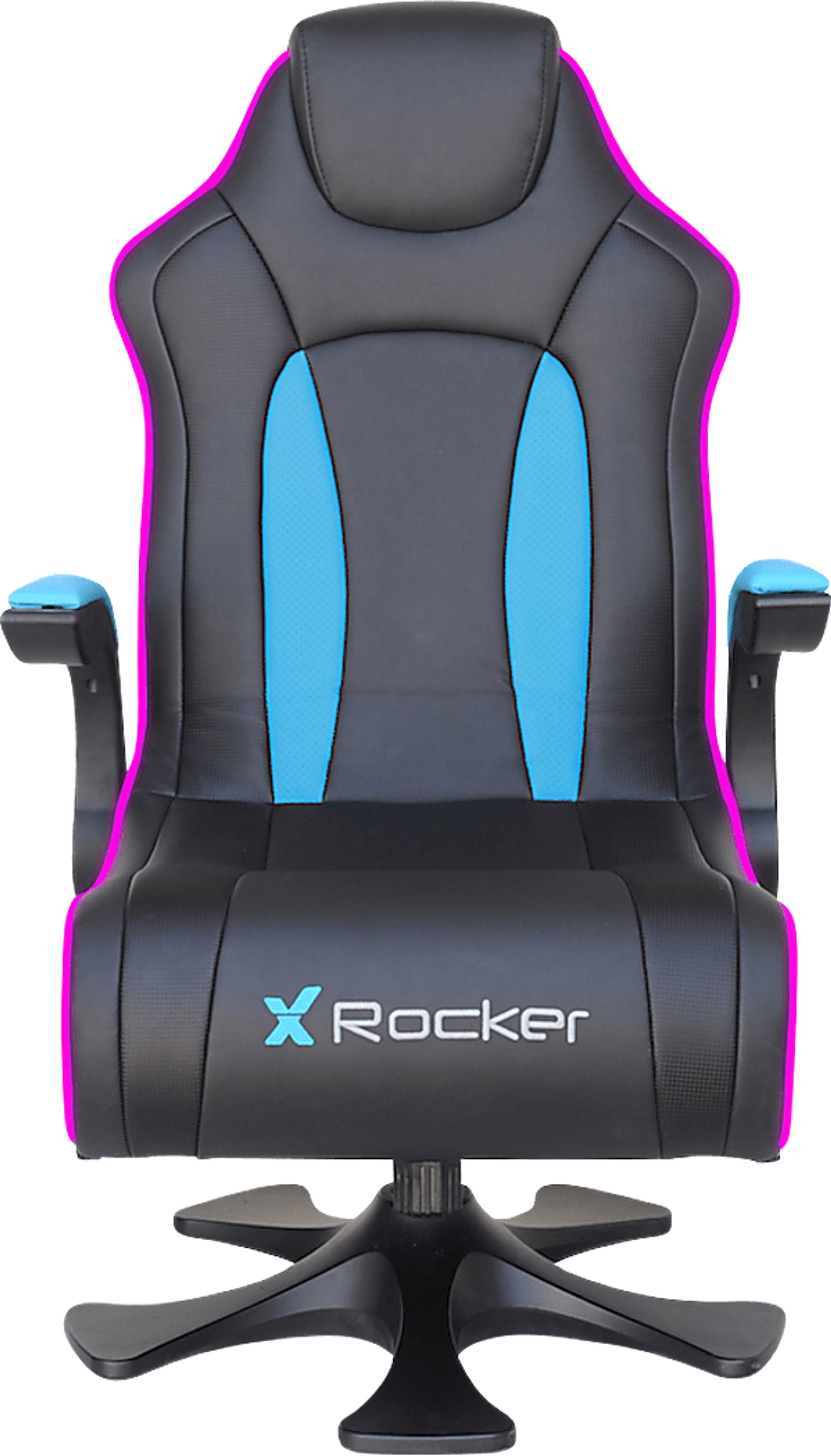 Kids Cyrene Black/Blue Gaming Chair - Image 1