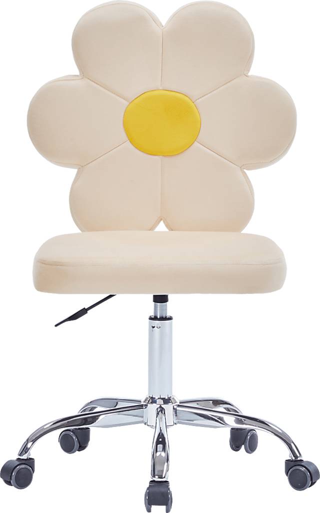 Kids Daisy Cream Vanity Chair - Thumbnail - Image 2