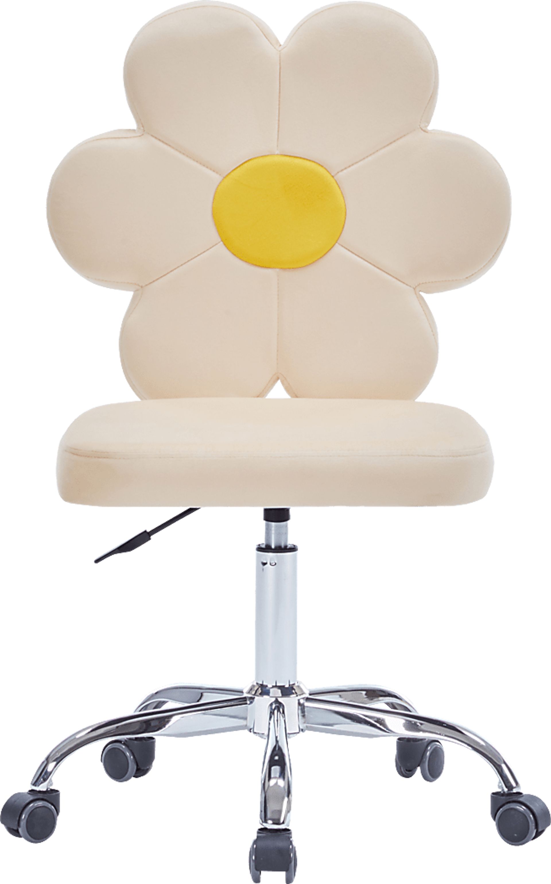 Kids Daisy Cream Vanity Chair - Image 2
