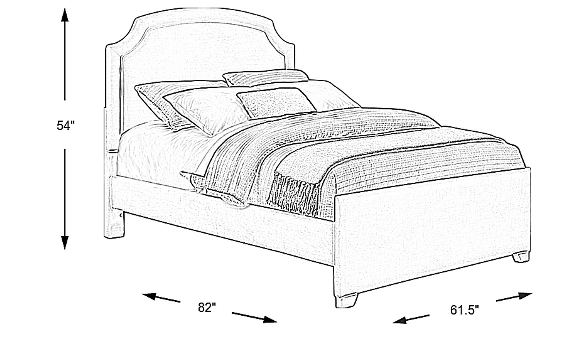 Dimension Image. Please refer to the Dimension Tab on this page for dimension details.