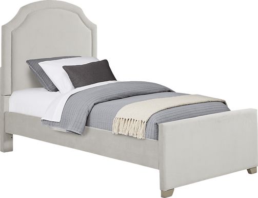 Kids Dakotah Gray 3 Pc Twin Upholstered Bed