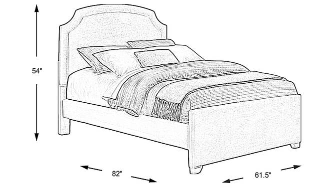 Dimension Image. Please refer to the Dimension Tab on this page for dimension details.