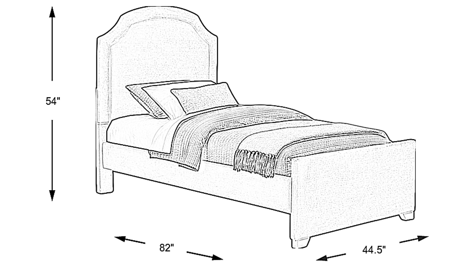 Dimension Image. Please refer to the Dimension Tab on this page for dimension details.