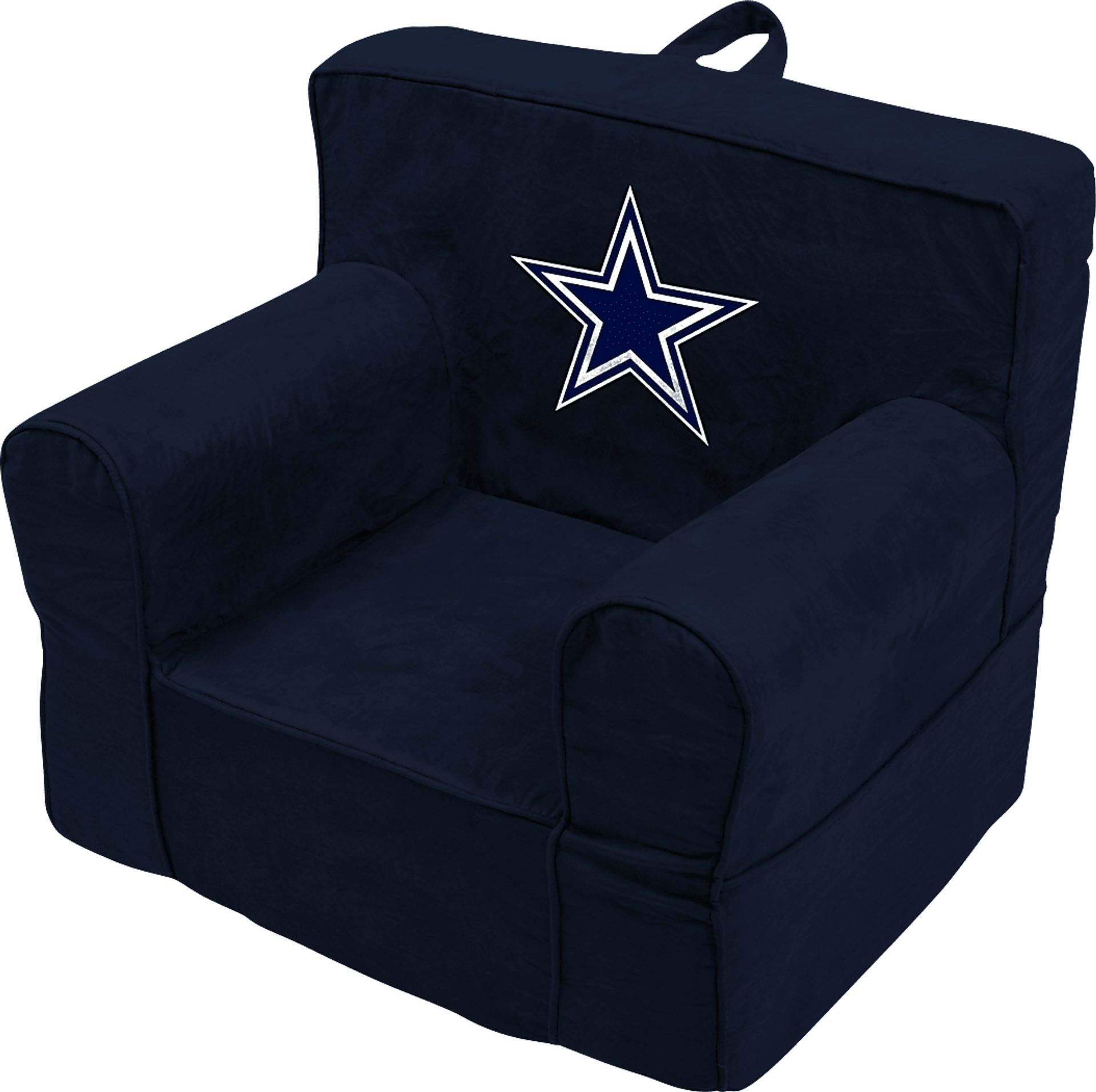 Kids Dallas Cowboys Navy Chair - Image 1