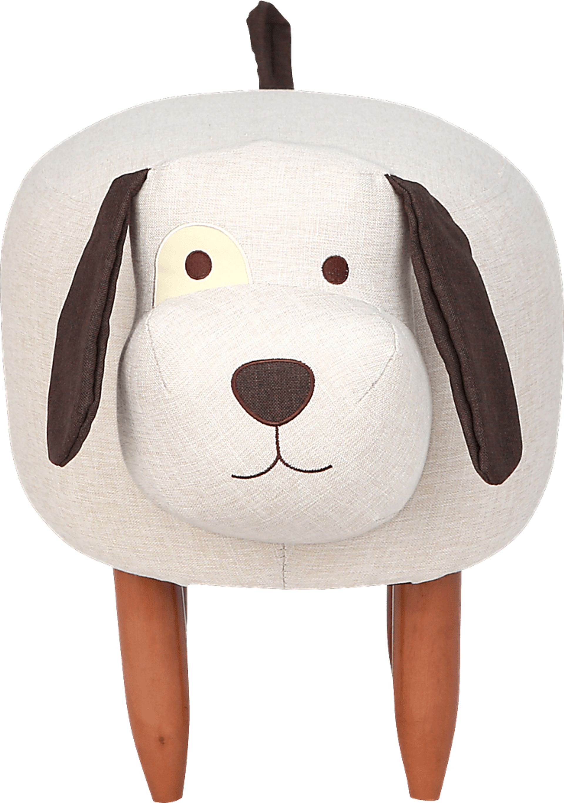 Kids Danny the Dog Beige Ottoman - Image 2