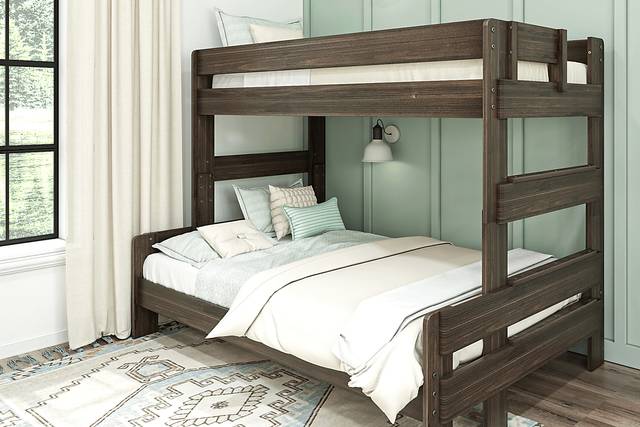 Kids Darja I Brown Twin/Full Bunk Bed - Thumbnail - Image 2