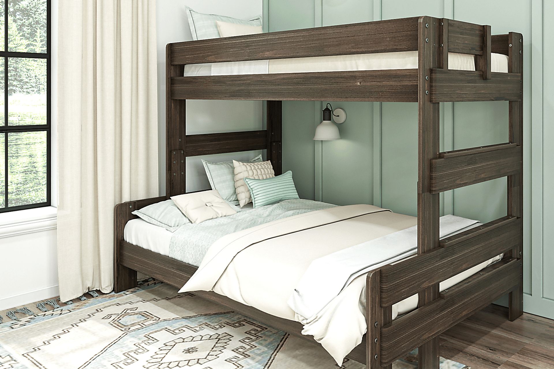 Kids Darja I Brown Twin/Full Bunk Bed - Image 2