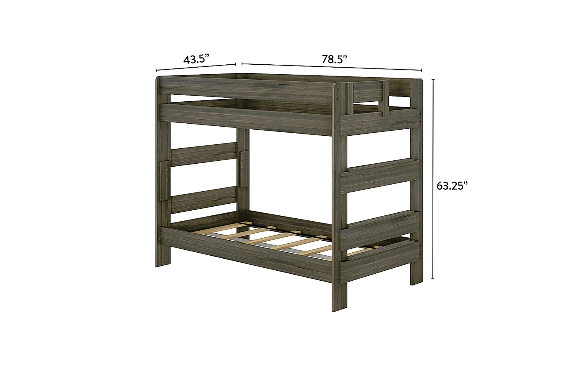 Kids Darja I Brown Twin/Twin Bunk Bed - Image 8