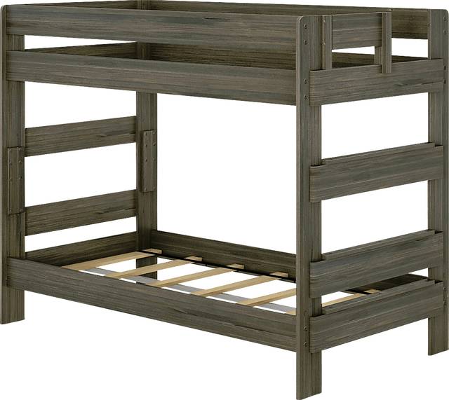 Kids Darja I Brown Twin/Twin Bunk Bed - Thumbnail - Image 1