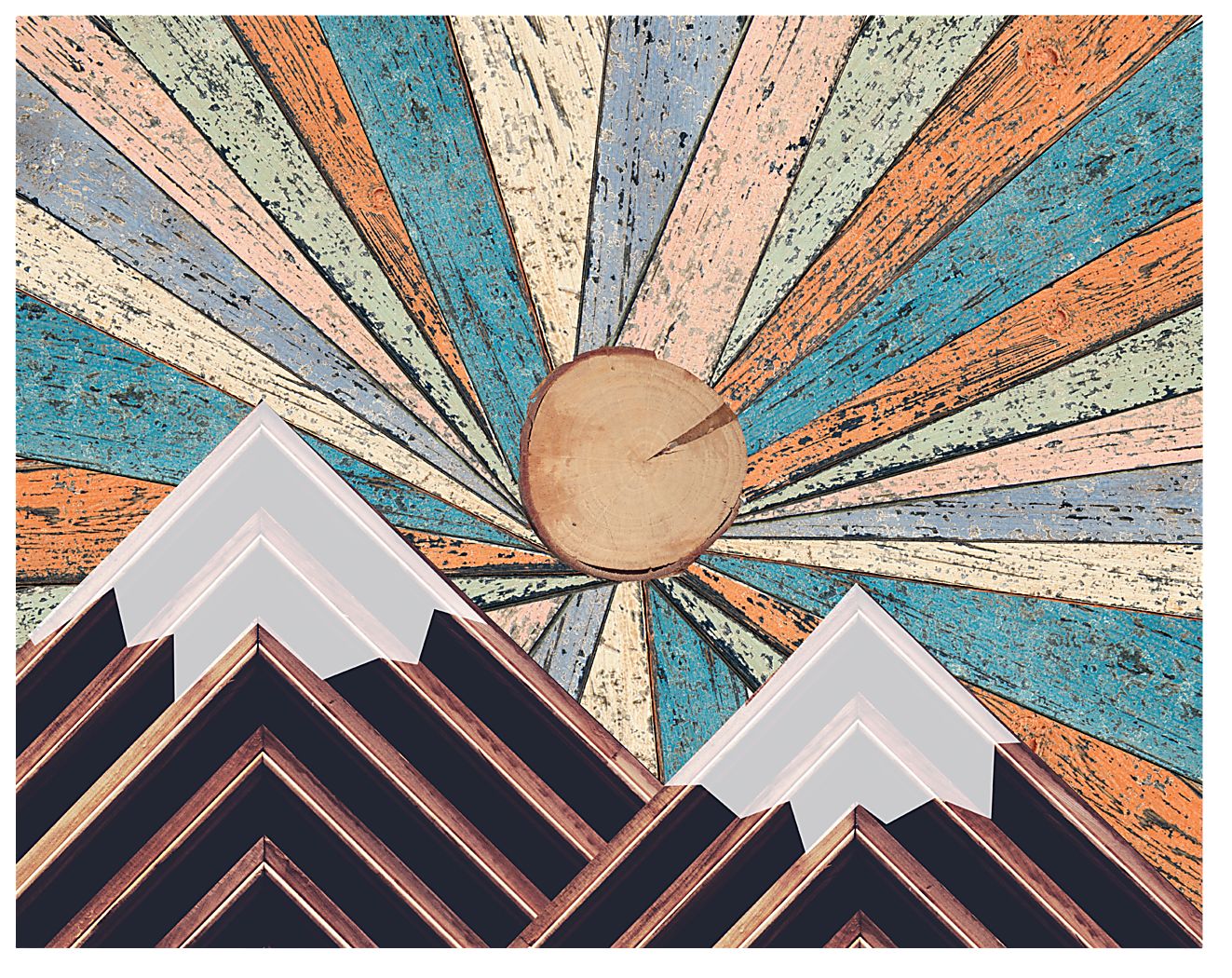 Kids Dawn At Fuji Yellow Artwork