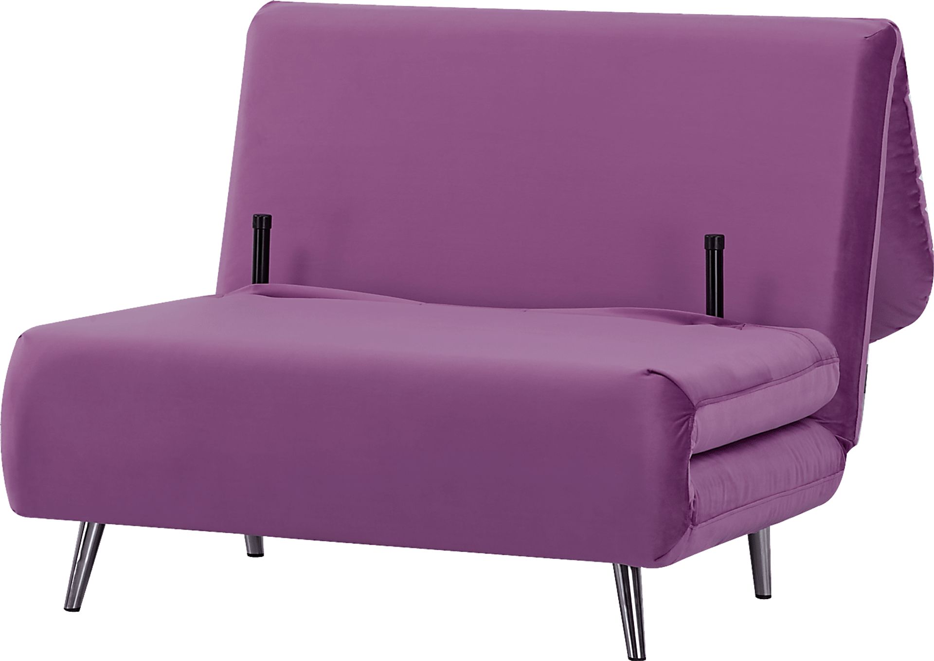 Kids Daydream Purple Convertible Chair - Image 7
