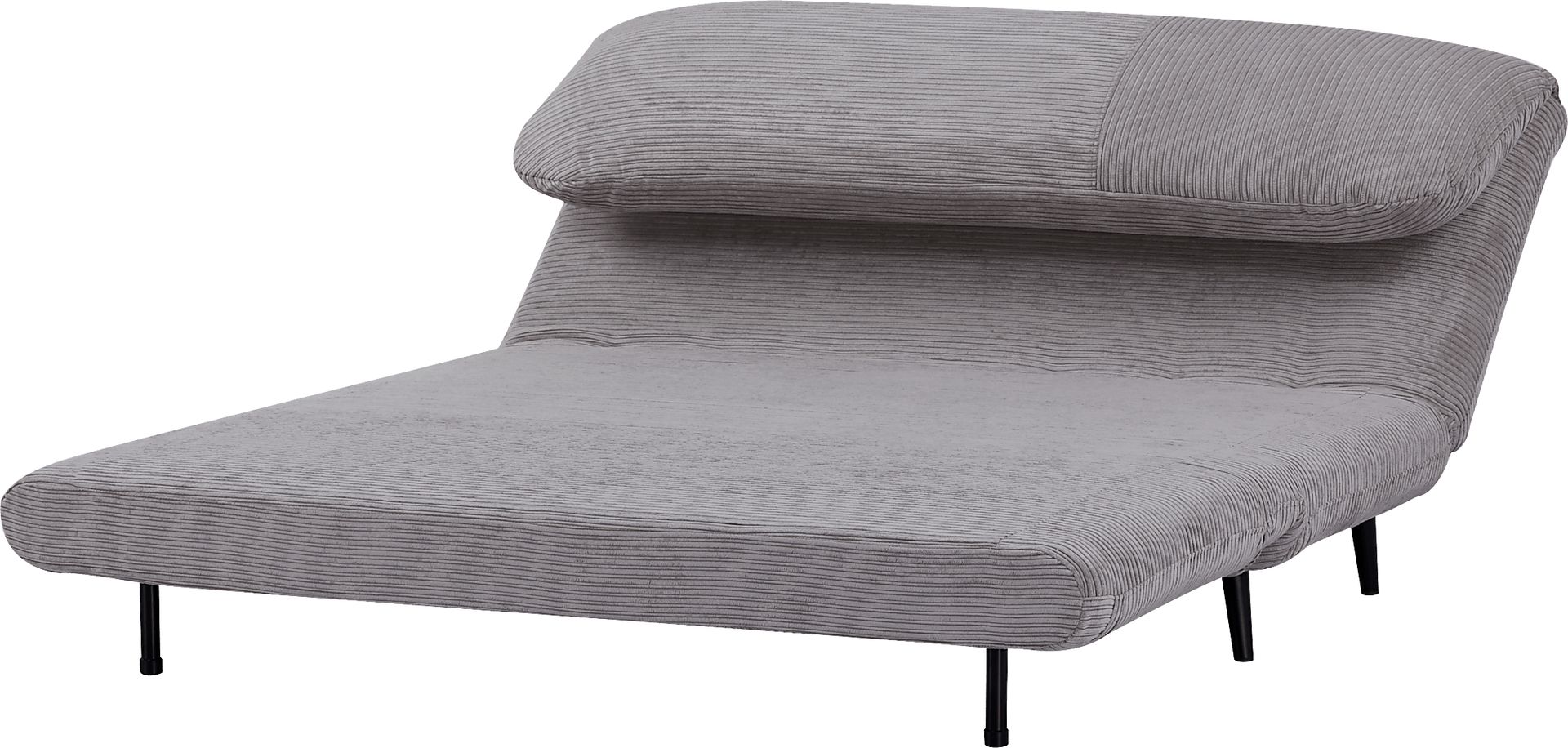 Kids Daydream XL Gray Convertible Loveseat - Image 5