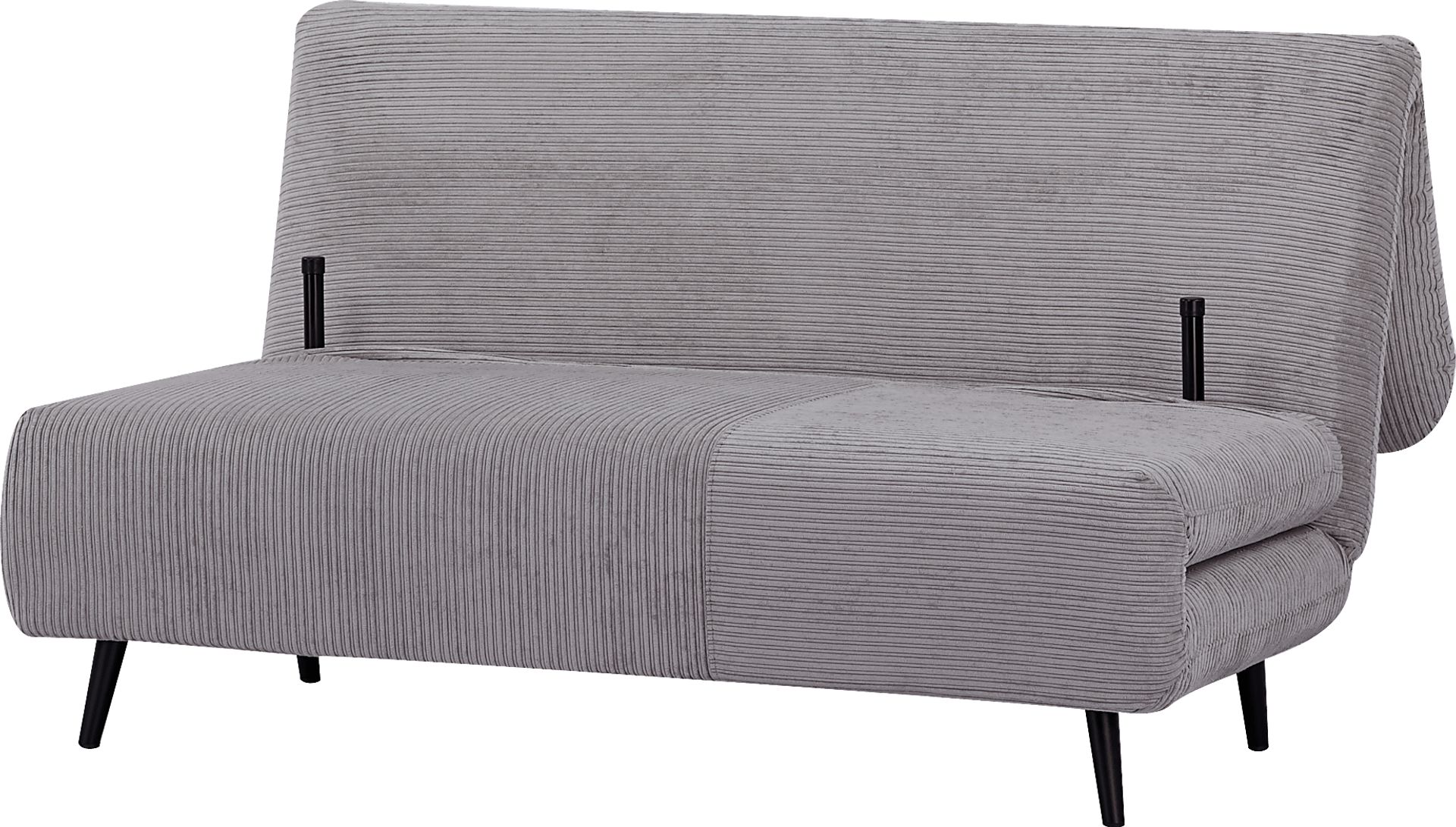 Kids Daydream XL Gray Convertible Loveseat - Image 7