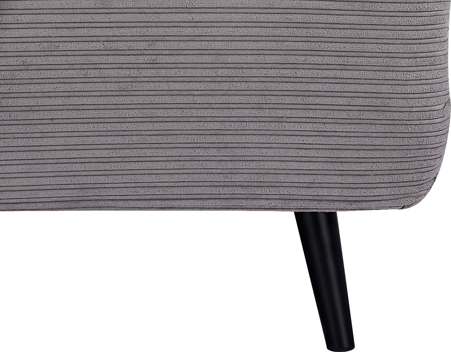 Kids Daydream XL Gray Convertible Loveseat - Image 9