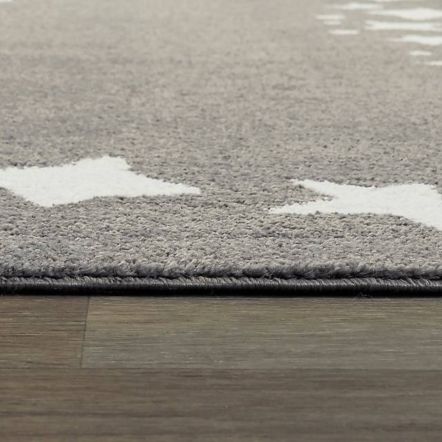 Kids Dazzle Stars Gray 3'11 x 5'7 Rug - Thumbnail - Image 5