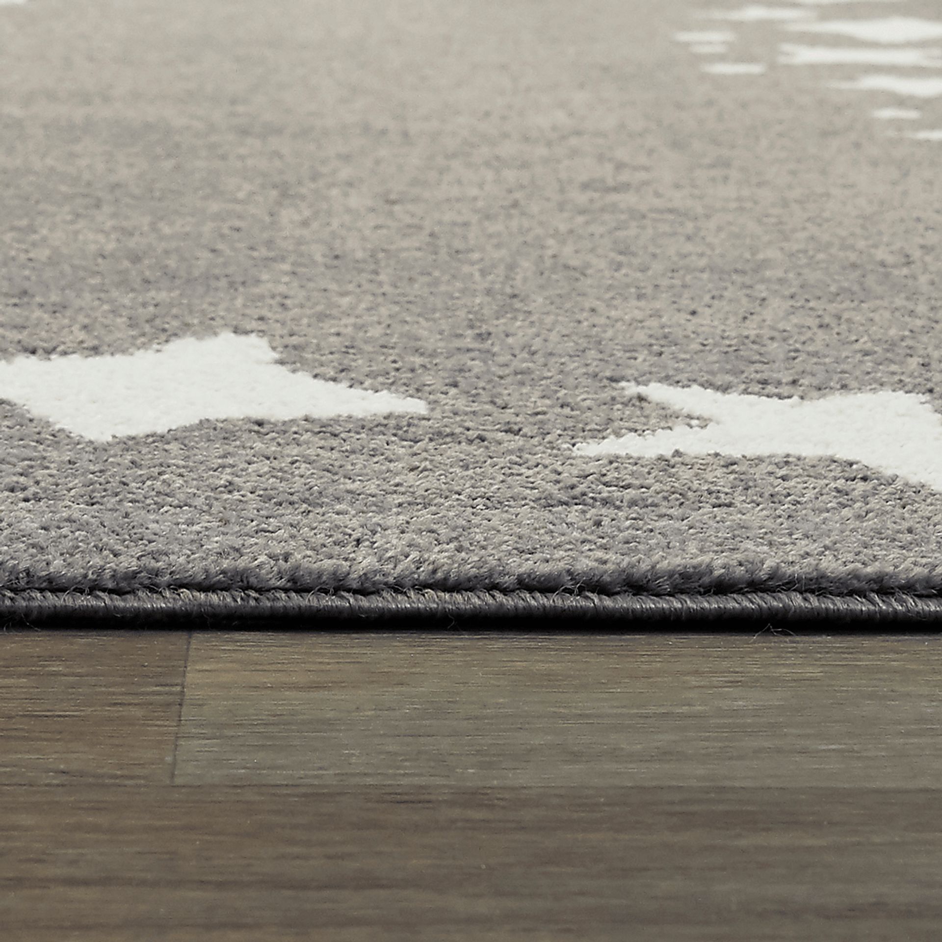 Kids Dazzle Stars Gray 5'3 x 7' Rug - Image 5