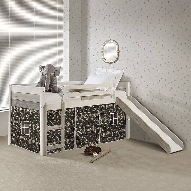 Kids Debuel Camo Twin Tent Loft Bed - Thumbnail - Image 1