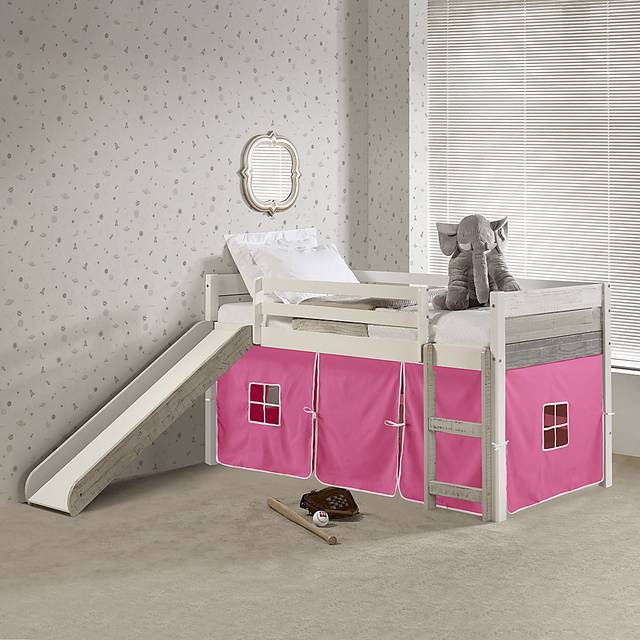 Kids Debuel Pink Twin Tent Loft Bed - Thumbnail - Image 1