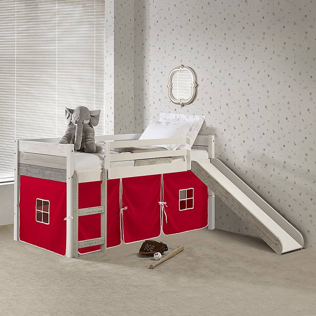 Kids Debuel Red Twin Tent Loft Bed - Thumbnail - Image 3