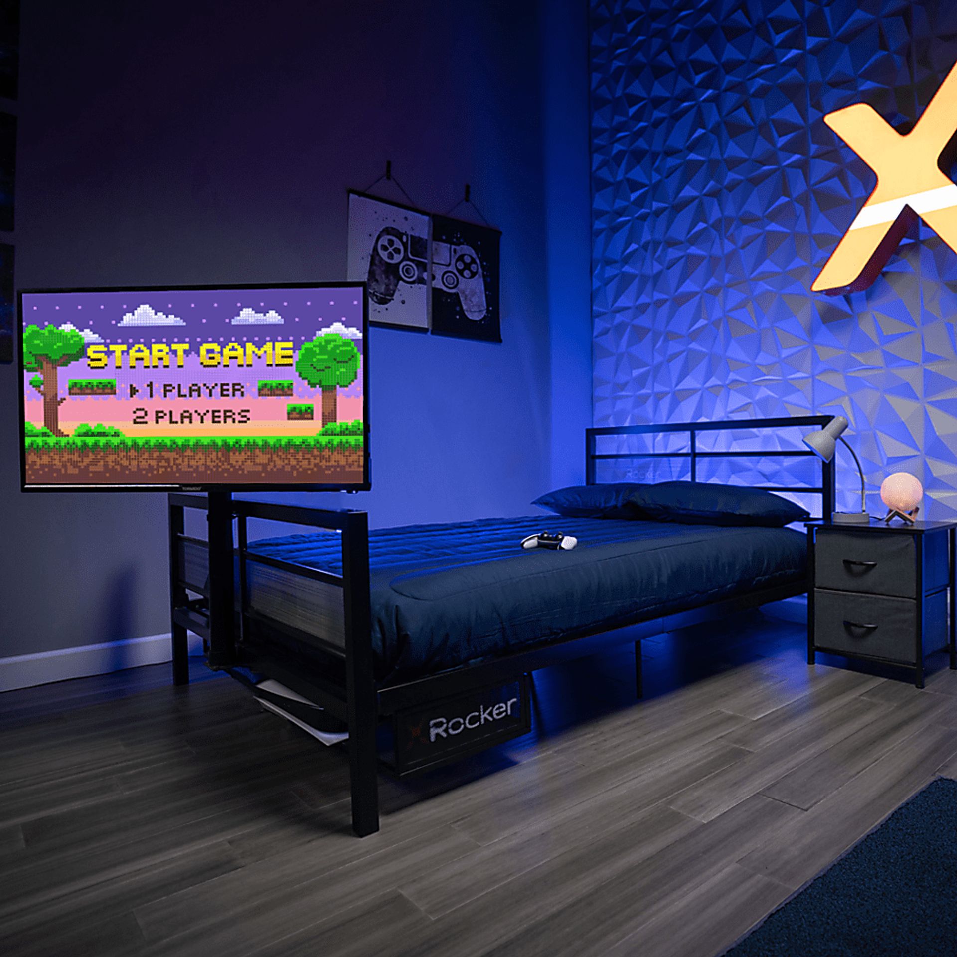 Kids Deecie Black Gaming Bed - Image 2