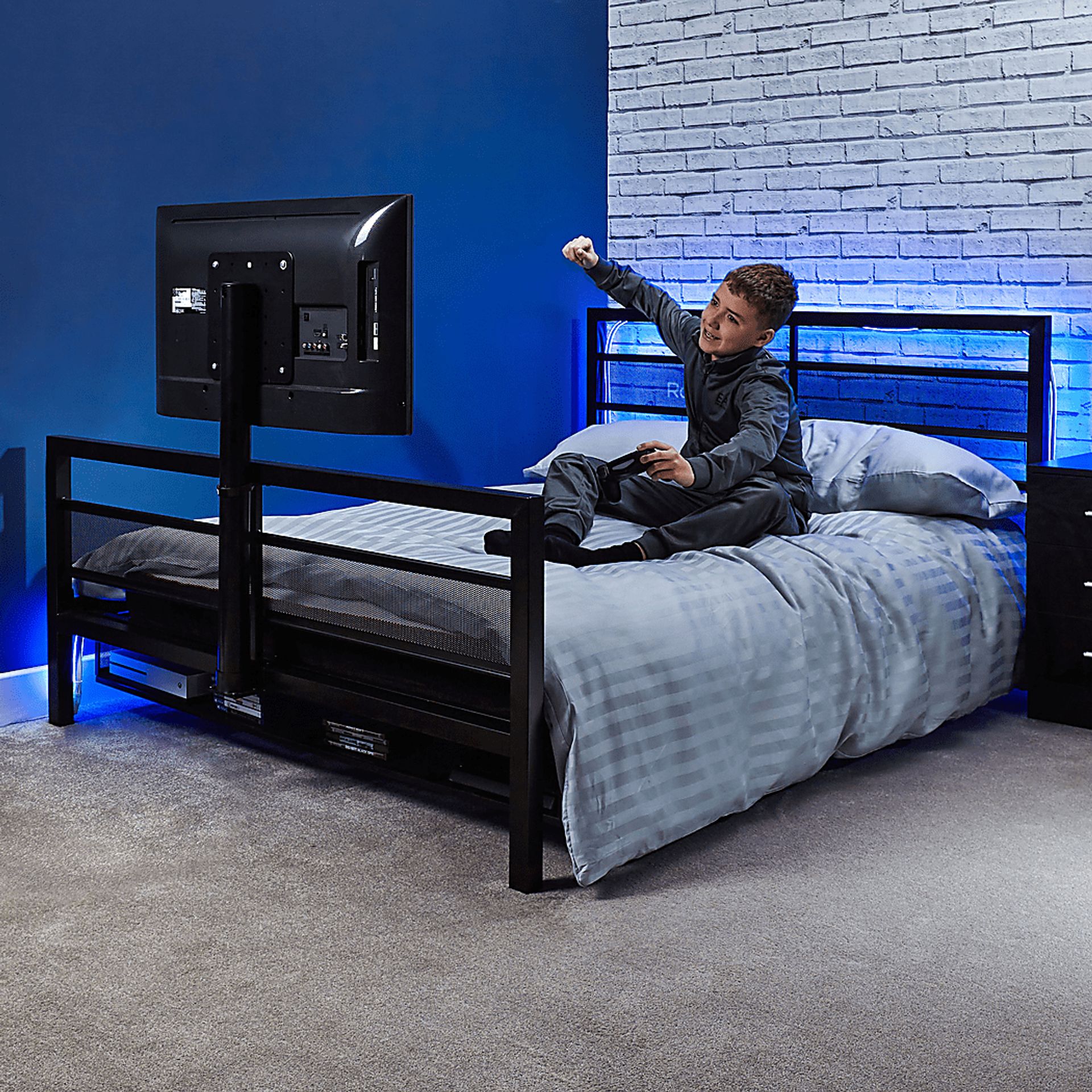 Kids Deecie Black Gaming Bed - Image 3