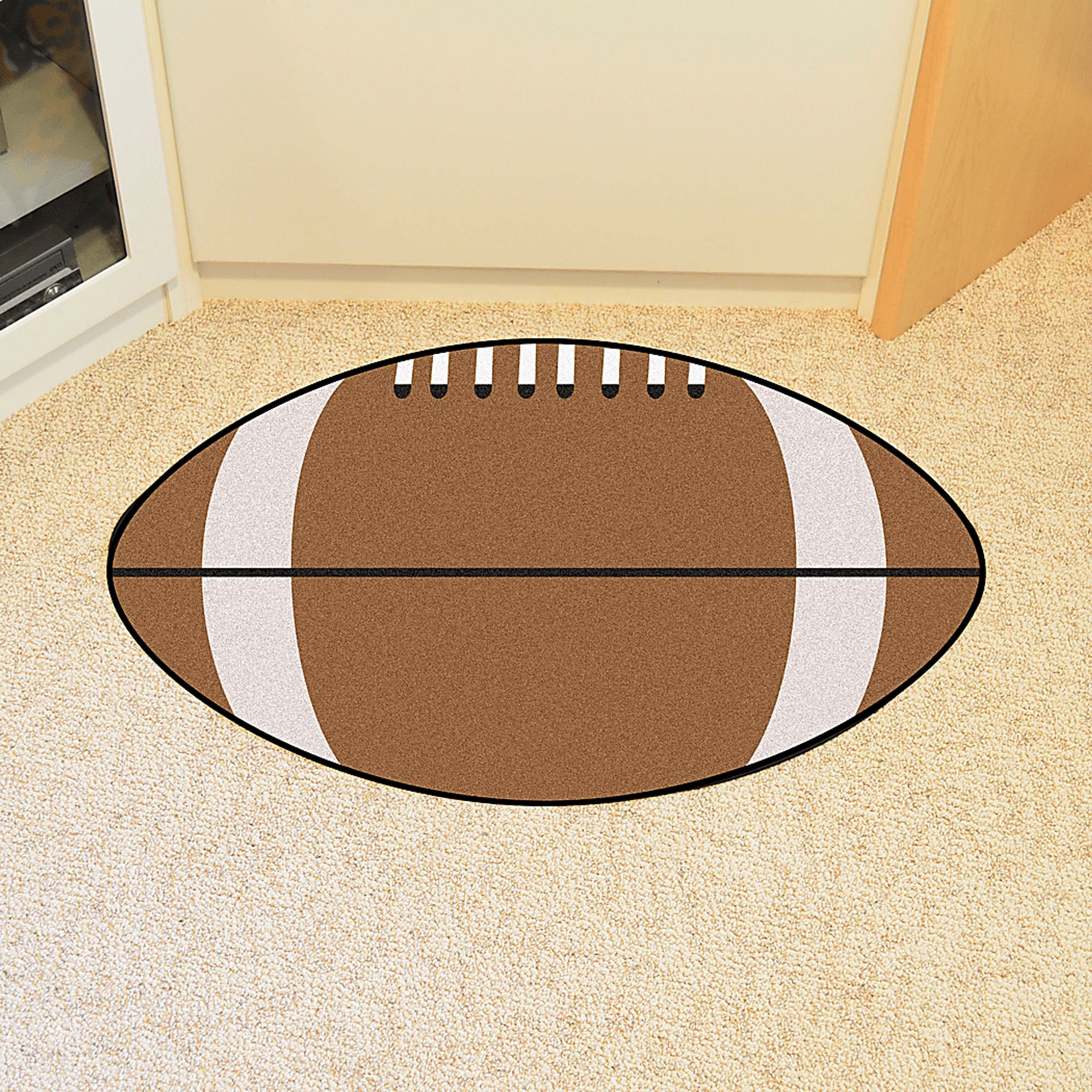 Kids Defense Star Brown 2'7 x  1'7 Rug - Image 2