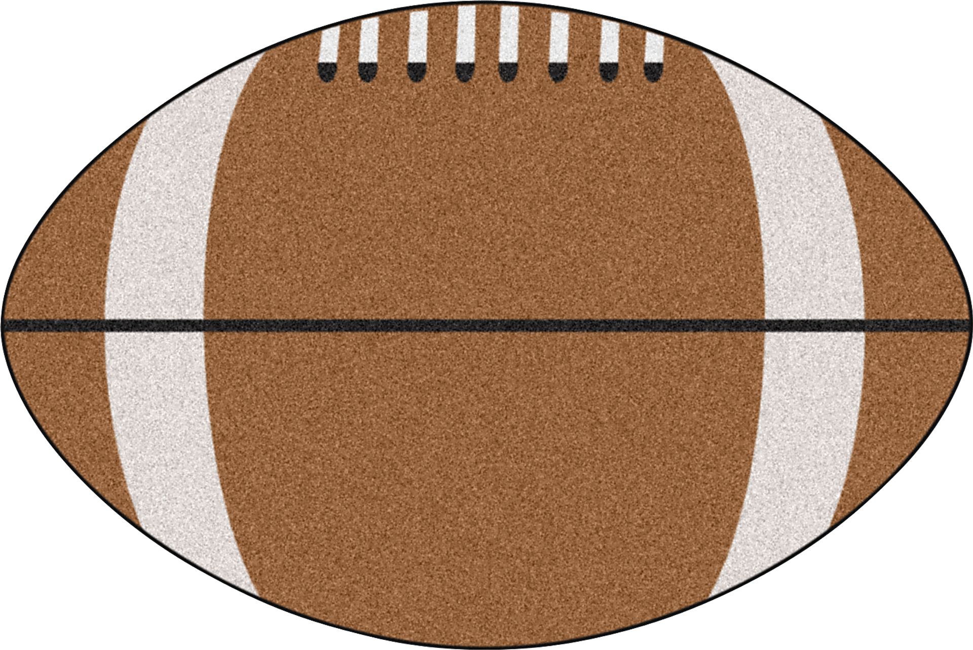 Kids Defense Star Brown 2'7 x  1'7 Rug - Image 1